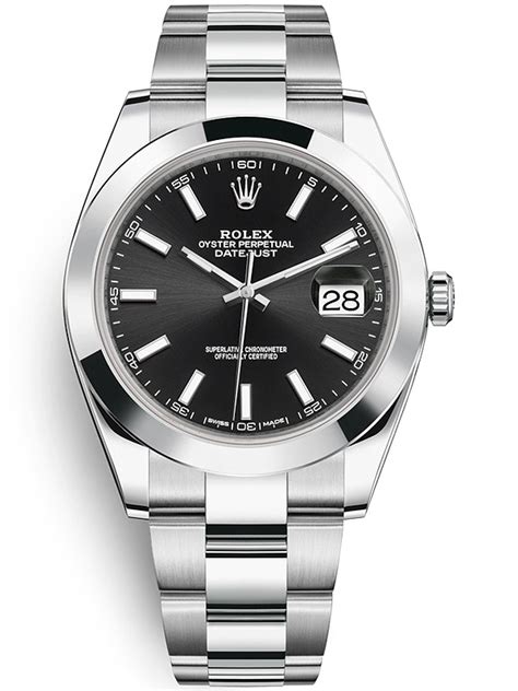 oyster rolex black face|Rolex Datejust 41 watch: Oystersteel .